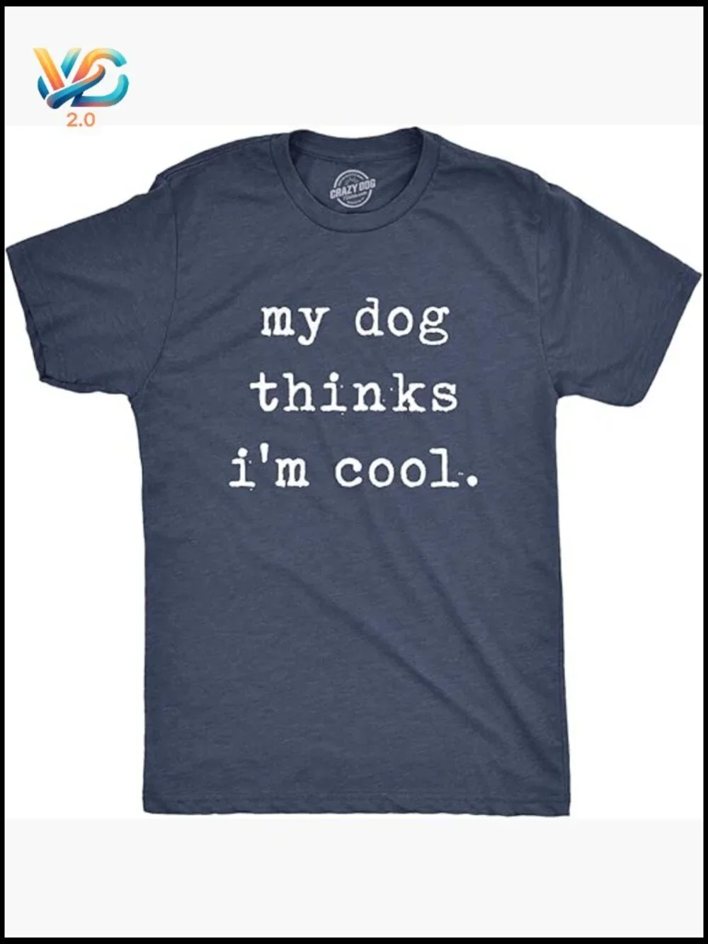 Funny Dog Lover T-Shirt Novelty Sarcastic Puppy Tee Soft Cotton Blend